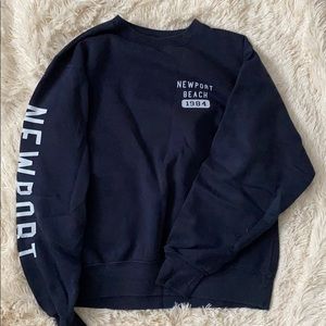 navy brandy melville sweatshirt